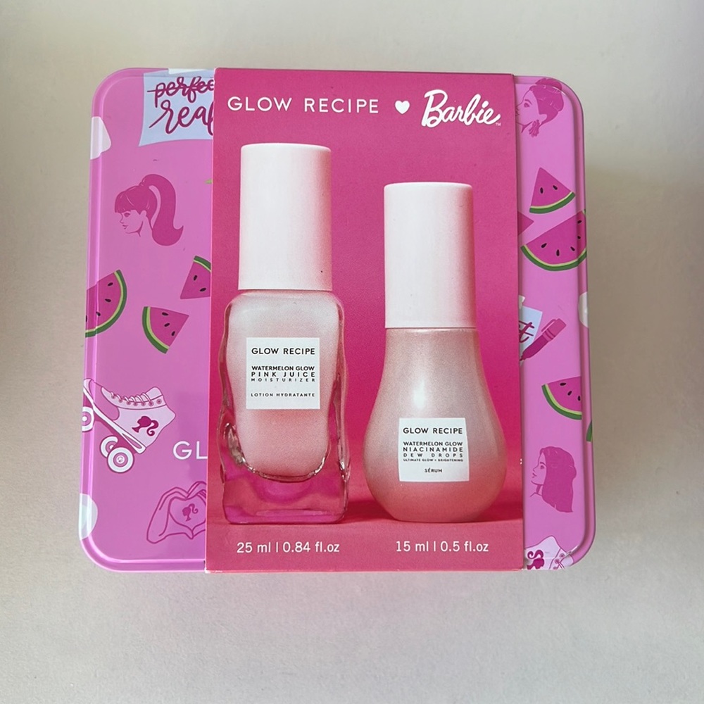 Glow recipe and Barbie